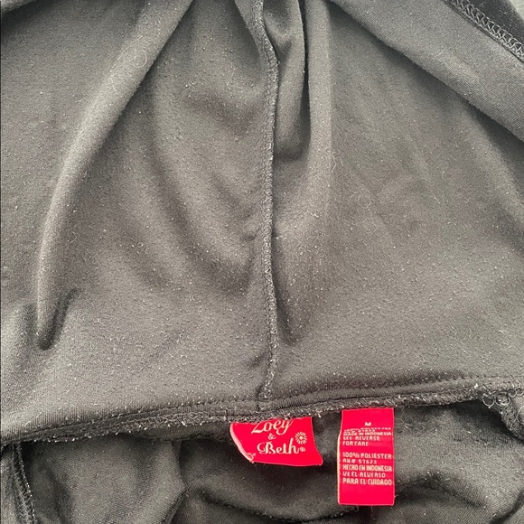 Y2K Vintage Zoey & Beth Velvet Velour Zip Up Hoodie Rhinestones Embellished - Picture 12 of 12